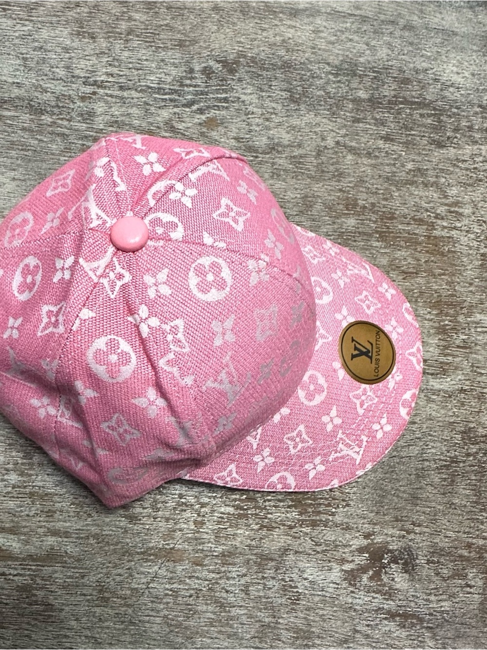 Pink Monogram Baseball Cap NWT - Picture 5 of 12